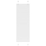vidaXL Jaluzea plisată alb 40x100 cm Lățime țesătură 39,4cm poliester
