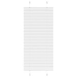 vidaXL Jaluzea plisată alb 60x100 cm Lățime țesătură 59,4cm poliester