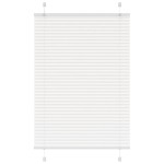 vidaXL Jaluzea plisată alb 90x100cm Lățime țesătură 89,4 cm poliester