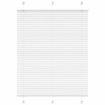 vidaXL Jaluzea plisată alb 105x100 cm Lățime țesătură 104,4 cm