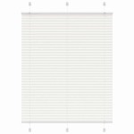 vidaXL Jaluzea plisată alb 110x100 cm Lățime țesătură 109,4 cm