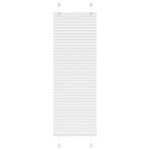 vidaXL Jaluzea plisată alb 40x150 cm Lățime țesătură 39,4cm poliester