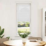 vidaXL Jaluzea plisată alb 50x150 cm Lățime țesătură 49,4cm poliester vidaXL Jaluzea plisată alb 50x150 cm Lățime țesătură 49,4cm poliester