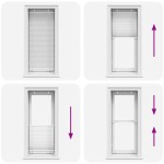 vidaXL Jaluzea plisată alb 60x150 cm Lățime țesătură 59,4cm poliester vidaXL Jaluzea plisată alb 60x150 cm Lățime țesătură 59,4cm poliester