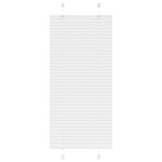 vidaXL Jaluzea plisată alb 65x150 cm Lățime țesătură 64,4cm poliester