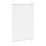vidaXL Jaluzea plisată alb 90x150 cm Lățime țesătură 89,4cm poliester vidaXL Jaluzea plisată alb 90x150 cm Lățime țesătură 89,4cm poliester