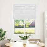 vidaXL Jaluzea plisată alb 100x150cm Lățime țesătură 99,4cm poliester