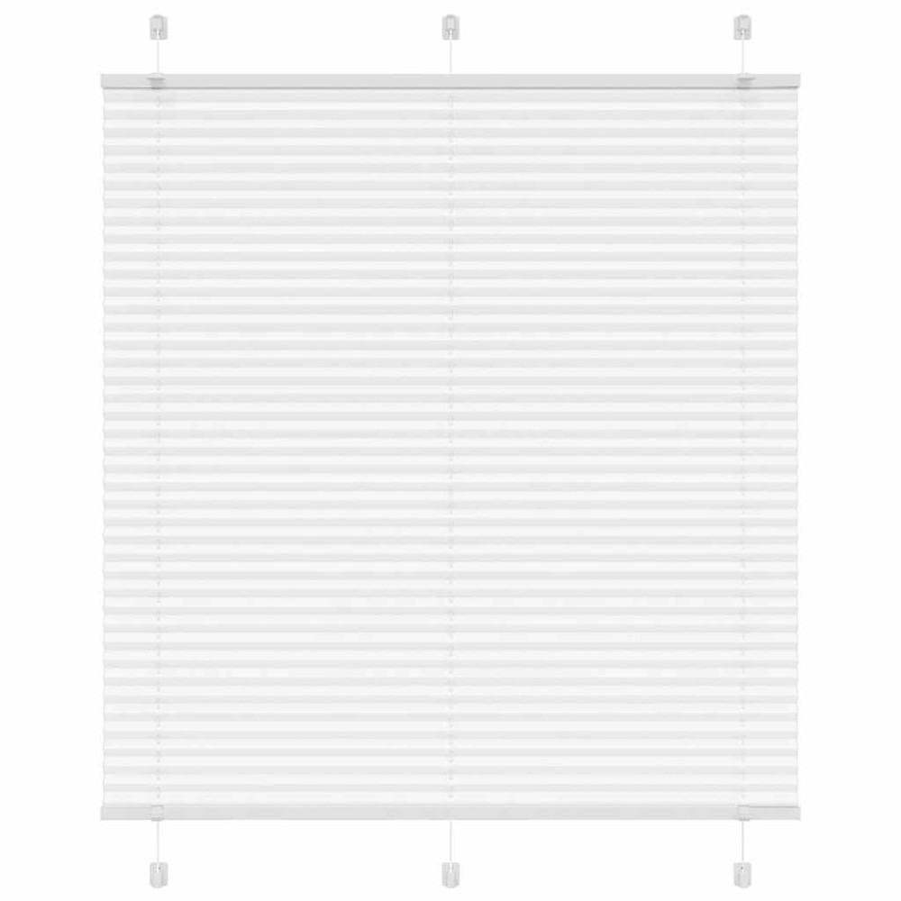 vidaXL Jaluzea plisată alb 115x150 cm Lățime țesătură 114,4 cm