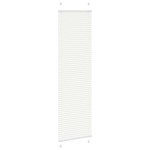 vidaXL Jaluzea plisată alb 60x200 cm Lățime țesătură 59,4cm poliester