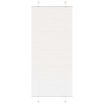 vidaXL Jaluzea plisată alb 85x200 cm Lățime țesătură 84,4cm poliester
