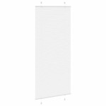 vidaXL Jaluzea plisată alb 85x200 cm Lățime țesătură 84,4cm poliester