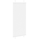 vidaXL Jaluzea plisată alb 85x200 cm Lățime țesătură 84,4cm poliester