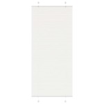 vidaXL Jaluzea plisată alb 95x200 cm Lățime țesătură 94,4cm poliester
