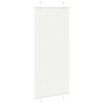 vidaXL Jaluzea plisată alb 95x200 cm Lățime țesătură 94,4cm poliester