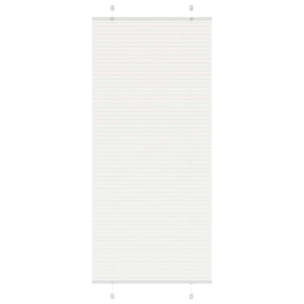 vidaXL Jaluzea plisată alb 100x200cm Lățime țesătură 99,4cm poliester