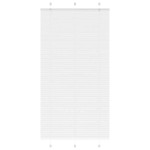 vidaXL Jaluzea plisată alb 110x200 cm Lățime țesătură 109,4 cm