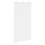vidaXL Jaluzea plisată alb 110x200 cm Lățime țesătură 109,4 cm