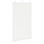 vidaXL Jaluzea plisată alb 115x200 cm Lățime țesătură 114,4 cm vidaXL Jaluzea plisată alb 115x200 cm Lățime țesătură 114,4 cm