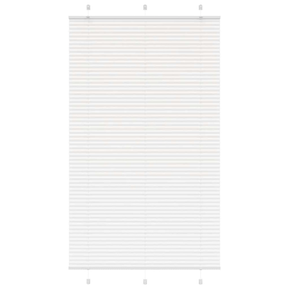 vidaXL Jaluzea plisată alb 120x200 cm Lățime țesătură 119,4 cm