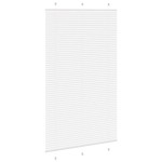 vidaXL Jaluzea plisată alb 120x200 cm Lățime țesătură 119,4 cm