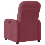 vidaXL Fotoliu rabatabil, roșu vin, material textil vidaXL Fotoliu rabatabil, roșu vin, material textil