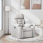 vidaXL Scaun extensibil din stofă gri nor vidaXL Scaun extensibil din stofă gri nor