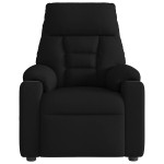 vidaXL Fotoliu de masaj rabatabil, negru, material textil