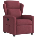 vidaXL Fotoliu rabatabil, roșu vin, material textil vidaXL Fotoliu rabatabil, roșu vin, material textil