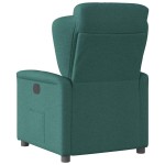 vidaXL Fotoliu rabatabil, verde închis, material textil vidaXL Fotoliu rabatabil, verde închis, material textil