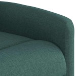 vidaXL Fotoliu rabatabil, verde închis, material textil vidaXL Fotoliu rabatabil, verde închis, material textil