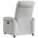 vidaXL Scaun extensibil din stofă gri nor vidaXL Scaun extensibil din stofă gri nor
