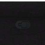 vidaXL Fotoliu rabatabil, negru, material textil vidaXL Fotoliu rabatabil, negru, material textil