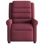 vidaXL Fotoliu rabatabil, roșu vin, material textil vidaXL Fotoliu rabatabil, roșu vin, material textil