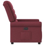 vidaXL Fotoliu rabatabil, roșu vin, material textil vidaXL Fotoliu rabatabil, roșu vin, material textil