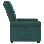 vidaXL Fotoliu rabatabil, verde închis, material textil vidaXL Fotoliu rabatabil, verde închis, material textil