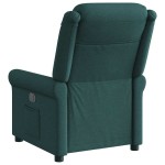 vidaXL Fotoliu rabatabil, verde închis, material textil vidaXL Fotoliu rabatabil, verde închis, material textil