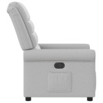 vidaXL Scaun extensibil din stofă gri nor