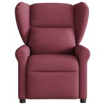 vidaXL Fotoliu rabatabil, roșu vin, material textil vidaXL Fotoliu rabatabil, roșu vin, material textil