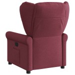 vidaXL Fotoliu rabatabil, roșu vin, material textil vidaXL Fotoliu rabatabil, roșu vin, material textil