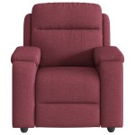 vidaXL Fotoliu rabatabil, roșu vin, material textil vidaXL Fotoliu rabatabil, roșu vin, material textil