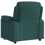 vidaXL Fotoliu rabatabil, verde închis, material textil vidaXL Fotoliu rabatabil, verde închis, material textil