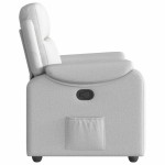 vidaXL Scaun extensibil din stofă gri nor vidaXL Scaun extensibil din stofă gri nor