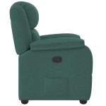 vidaXL Fotoliu rabatabil, verde închis, material textil vidaXL Fotoliu rabatabil, verde închis, material textil