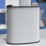 vidaXL Tejghea de expoziție pliabilă, 90x48x93 cm, lemn prelucrat vidaXL Tejghea de expoziție pliabilă, 90x48x93 cm, lemn prelucrat
