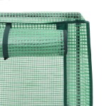 vidaXL Strat înălțat cu husă de seră, aspect ratan, 160x40x138 cm