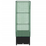 vidaXL Strat înălțat cu husă de seră, aspect ratan, 40x40x139 cm vidaXL Strat înălțat cu husă de seră, aspect ratan, 40x40x139 cm