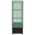 vidaXL Strat înălțat cu husă de seră, aspect ratan, 80x40x138 cm vidaXL Strat înălțat cu husă de seră, aspect ratan, 80x40x138 cm
