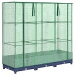 vidaXL Strat înălțat cu husă de seră, aspect ratan, 120x40x123 cm vidaXL Strat înălțat cu husă de seră, aspect ratan, 120x40x123 cm