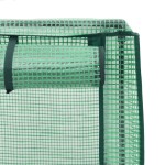 vidaXL Strat înălțat cu husă de seră, aspect ratan, 160x40x123 cm