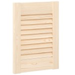 vidaXL Uși de dulap design lambriu 2 buc. 39,5x29,5 cm lemn masiv pin